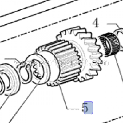 Gear wheel (gear) New Holland LB110B