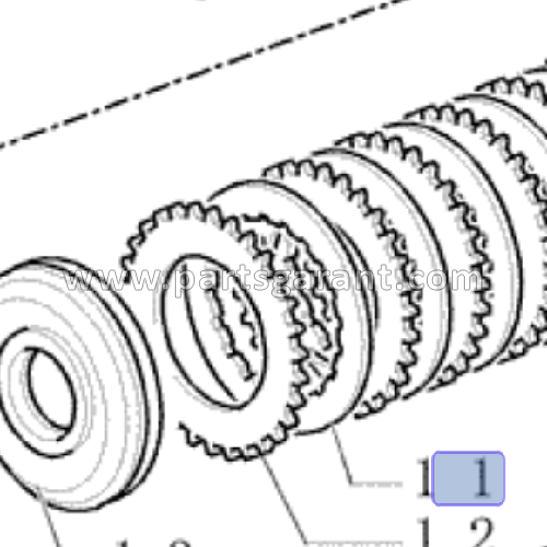 New Holland LB110B Clutch Plate