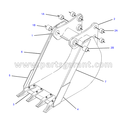 Bucket (610 mm) Caterpillar 434E