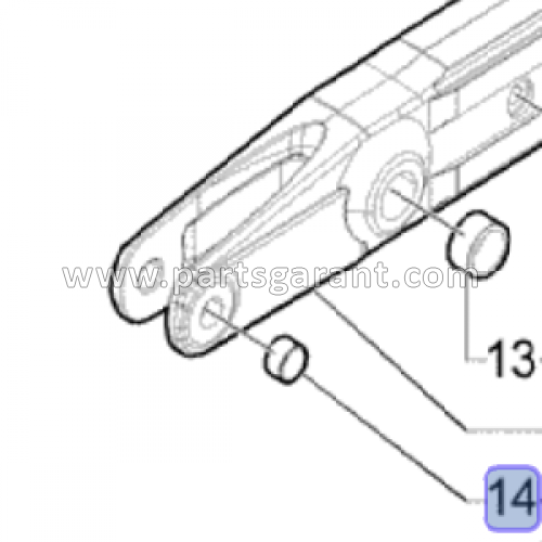 Case 580ST Telescopic Arm Bushing