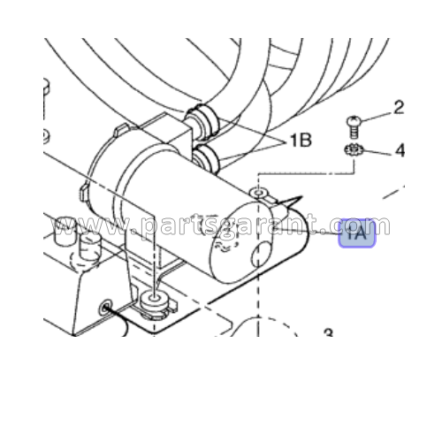 Case CX210 fuel pump