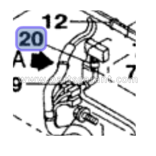 Case CX210 pressure sensor