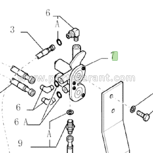 Solenoid valve New Holland E215