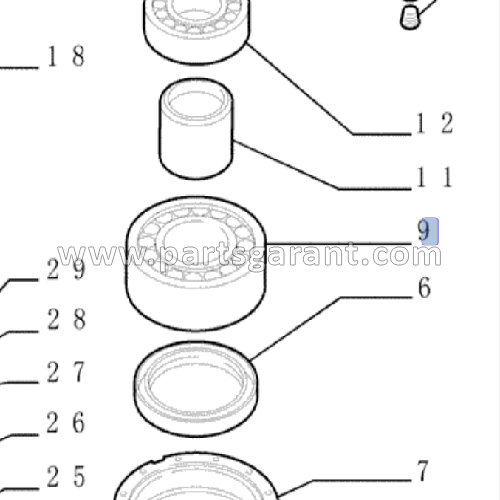 New Holland E215 Spherical Bearing