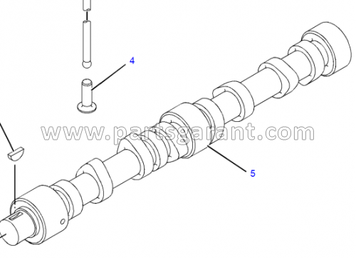 Camshaft Mitsubishi S4S