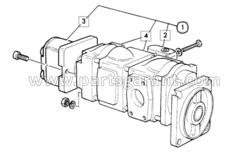 Hydraulic pump 7029530009