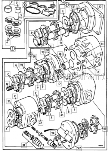 Hydraulic pump 919/58400