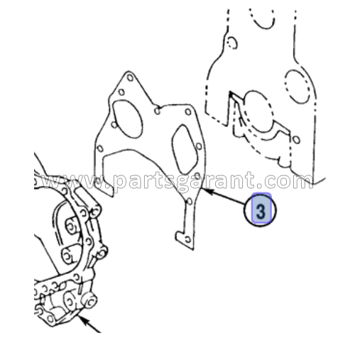 Case CX210 gasket