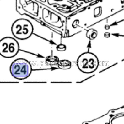 Valve seat (intake) Case CX210