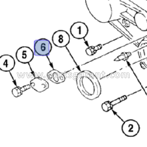 Case CX210 gasket