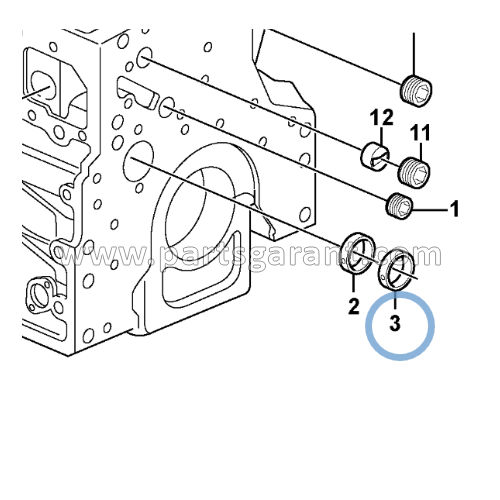 Camshaft bushing/bearing 2 Volvo BL61