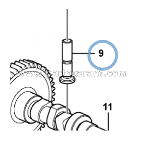 Valve pusher Volvo BL61