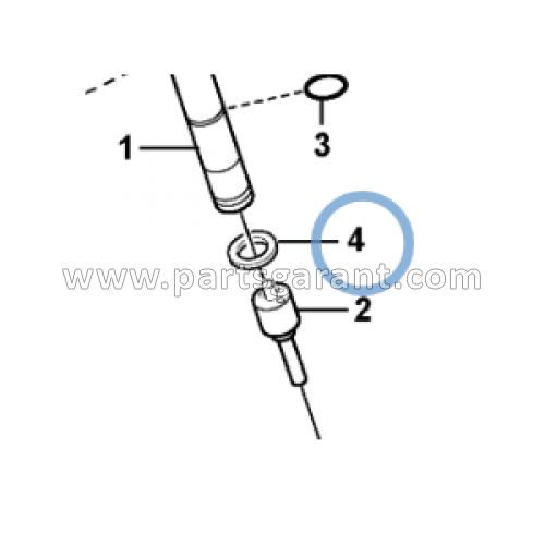 O-ring for Volvo BL61 injector