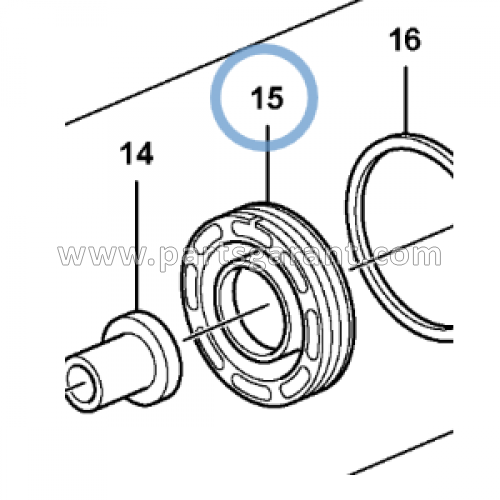 Volvo BL61 piston