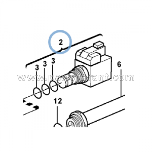 Volvo BL61 transmission valve