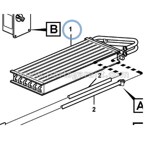 Heater radiator Volvo BL61