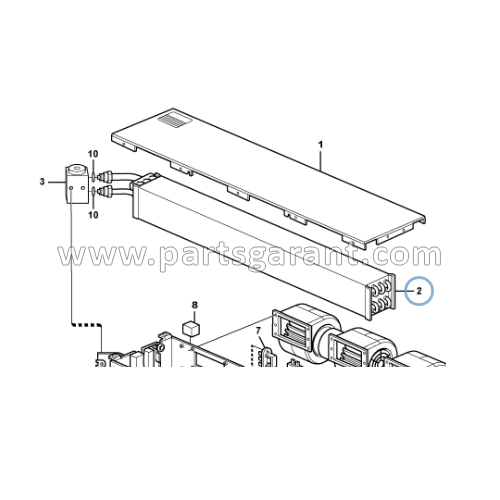 Air conditioner radiator (in cabin) Volvo BL61