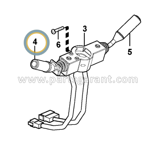 Steering column switch left Volvo BL61