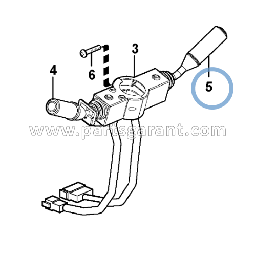 Steering column switch right Volvo BL61