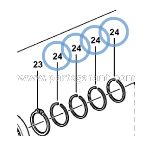 Volvo BL61 input shaft seal ring