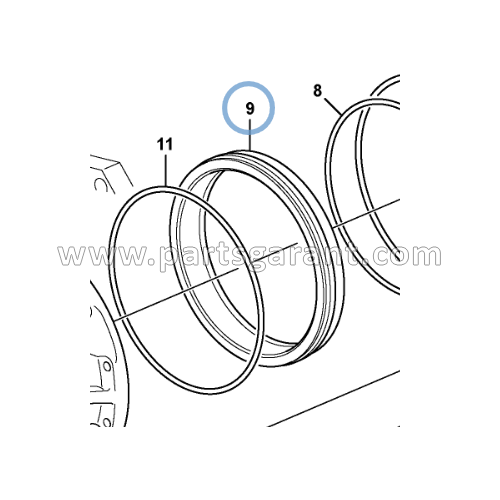 Volvo BL61 brake piston