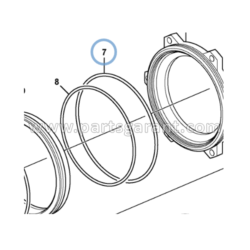 O-ring 3 Volvo BL71