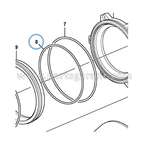 O-ring 2 Volvo BL61