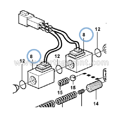 Forward/reverse valve for Volvo BL61