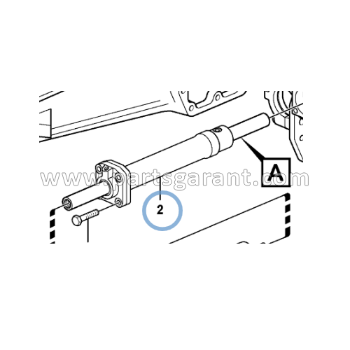 Volvo BL61 power steering cylinder