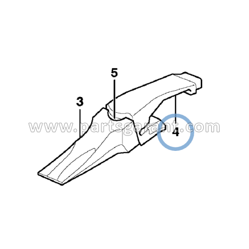 Tooth bracket Volvo BL61