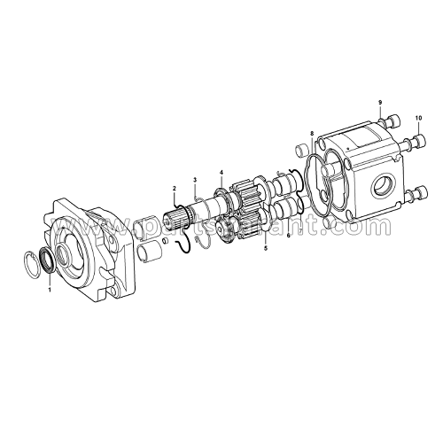 Volvo BL61 hydraulic pump