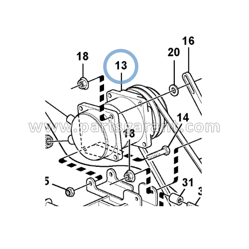 Air conditioning compressor Volvo BL71