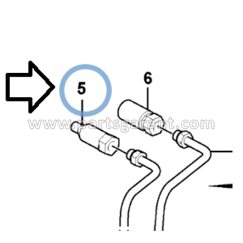 Quick release coupling (male) Volvo BL71