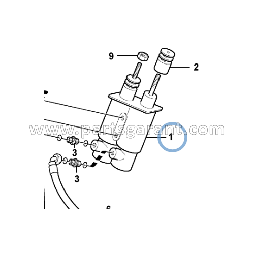 Brake cylinder assembly Volvo BL61