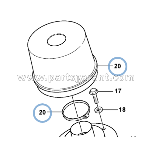 Air pre-filter Volvo BL61