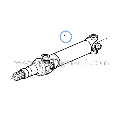 Cardan shaft for front axle Volvo BL61