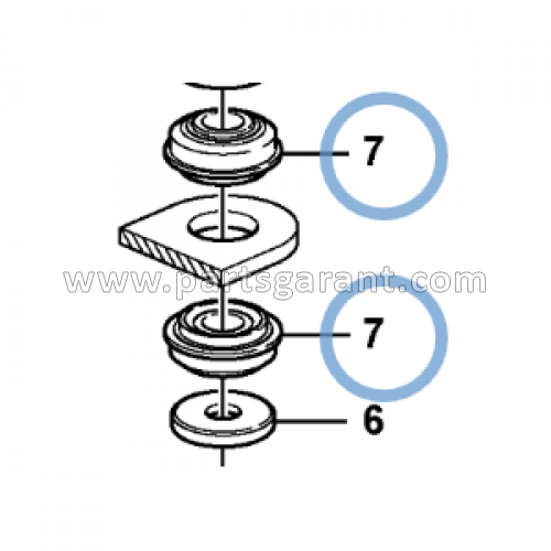 Volvo BL61 engine mount