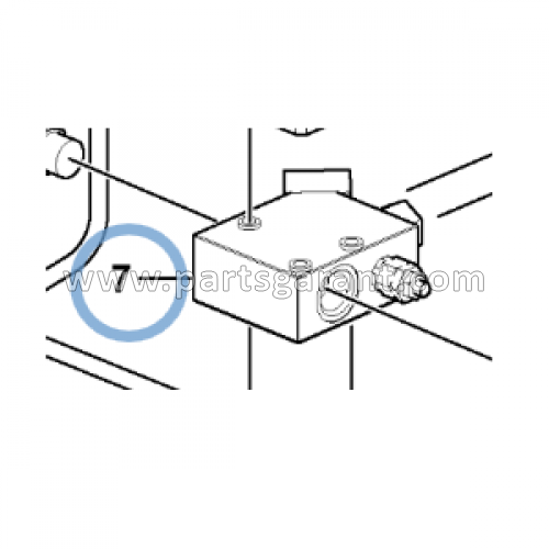 Valve for connecting additional hydraulic equipment Volvo BL71