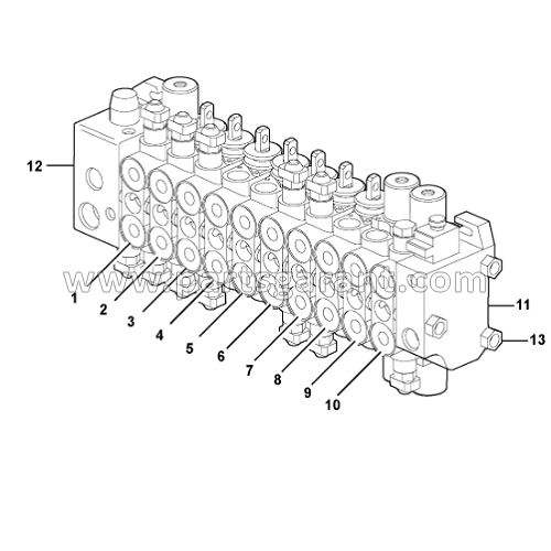 Volvo BL71 main control valve