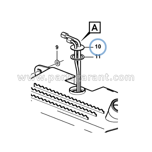 Fuel level sensor (fuel intake) Volvo BL61