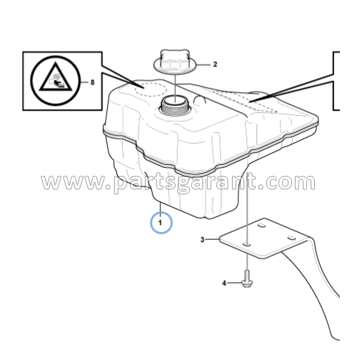 Expansion tank Volvo BL61