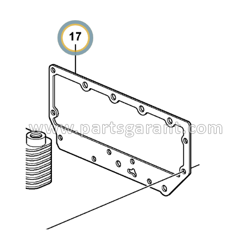 Volvo BL61 heat exchanger gasket