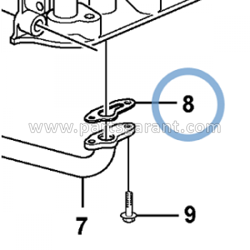 Volvo BL61 Oil Receiver Gasket