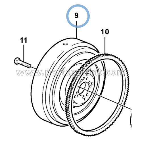 Flywheel Volvo BL61