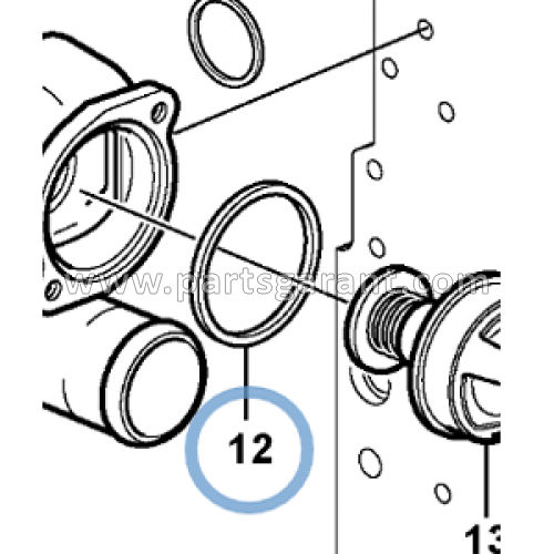 Thermostat gasket Volvo BL61