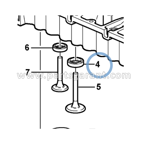 Volvo BL61 Intake Valve Seat