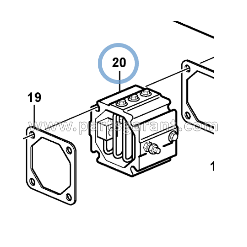 Volvo BL61 flange