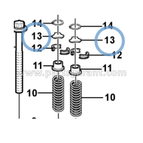 Valve washer Volvo BL61