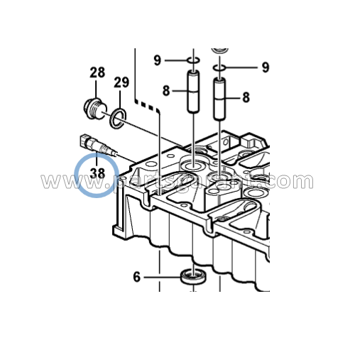 Temperature sensor Volvo BL61