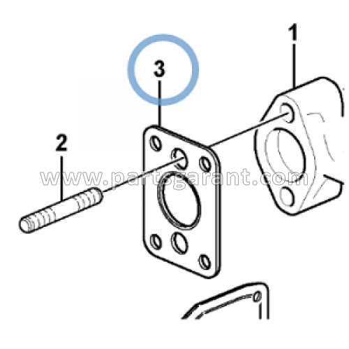 Exhaust manifold gasket Volvo BL61